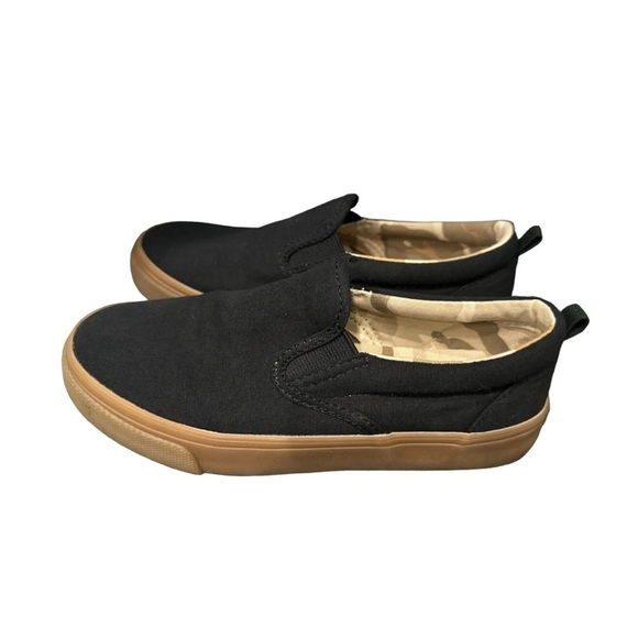 Old Navy Black Slip-On Canvas Shoes Size 6 - Picture 2 of 6